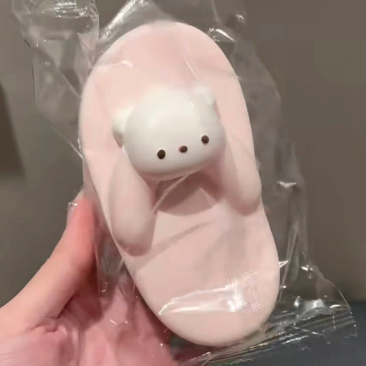 Nunu Bear Slipper Squishy (Without box package)