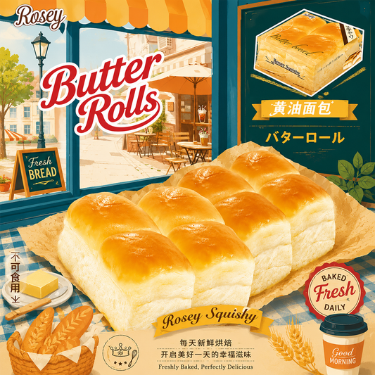 Rosey Butter Rolls Squishy